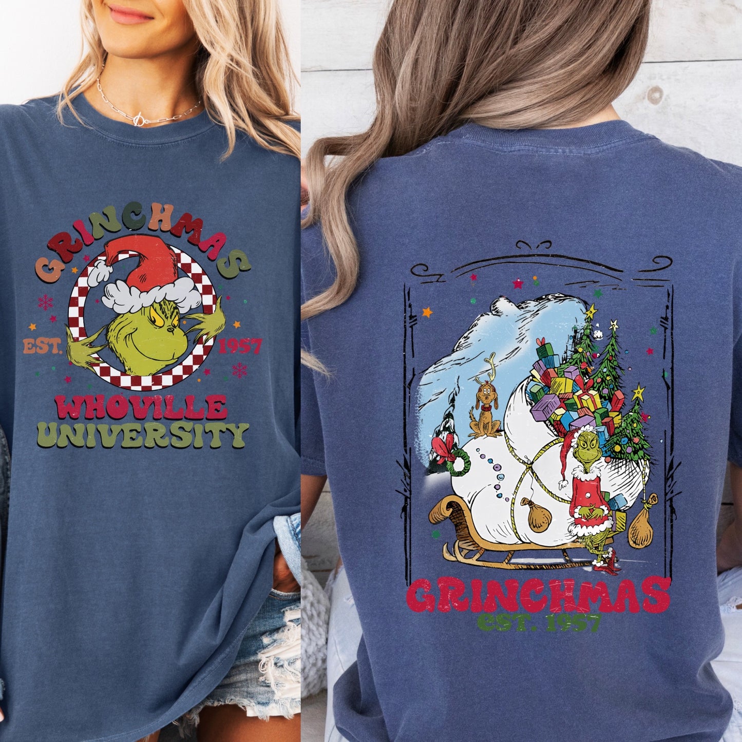 Grinchmas Whoville university tshirt