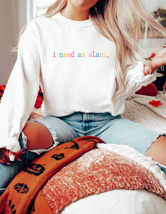 (Pre-order) I Need Crewneck sweater