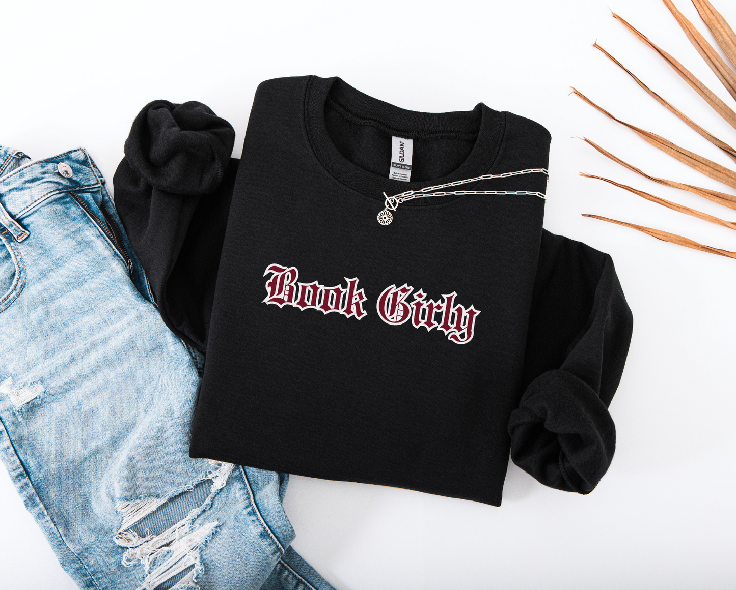 Book girly Crewneck Sweater