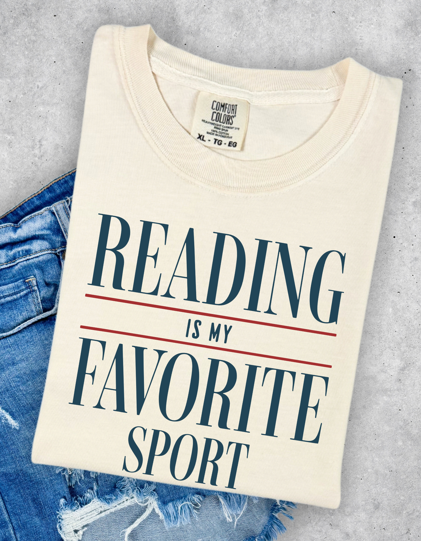 Reading is my Favorite Sport Tshirt