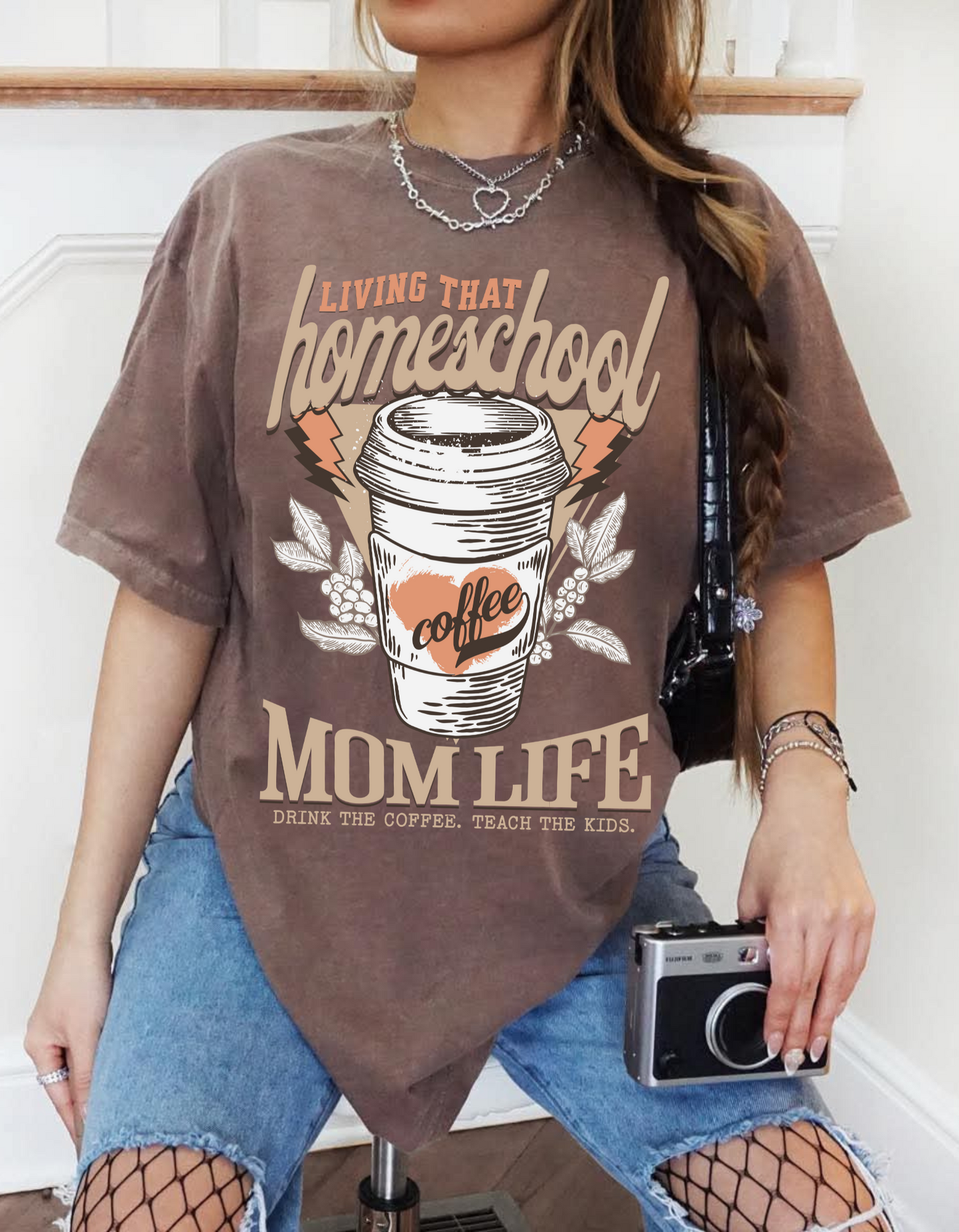 Homeschool mom life Graphic Tee