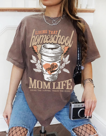Homeschool mom life Graphic Tee