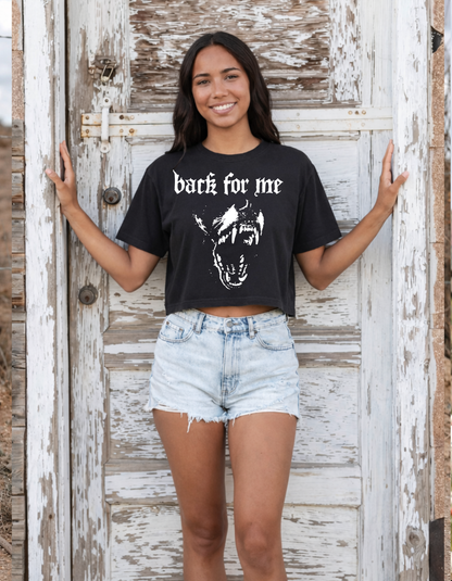 Bark For me Cropped Graphic Tee