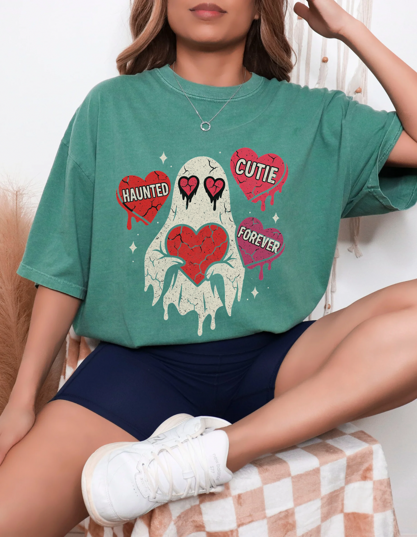 Haunted Valentines Ghost Tee