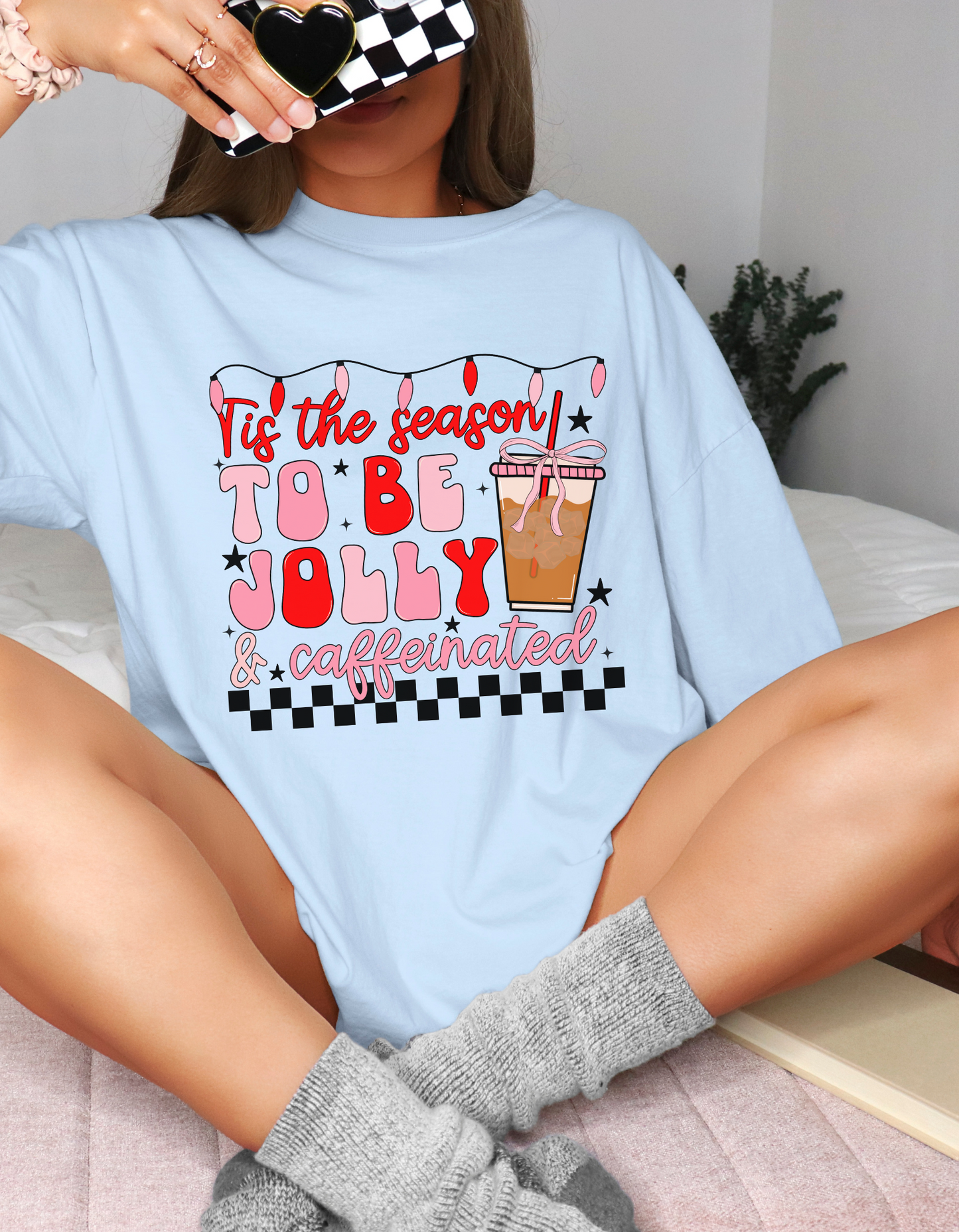 Tis the Season to be Caffeinated Graphic Tee