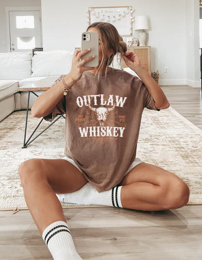 Outlaw Whiskey Graphic Tee
