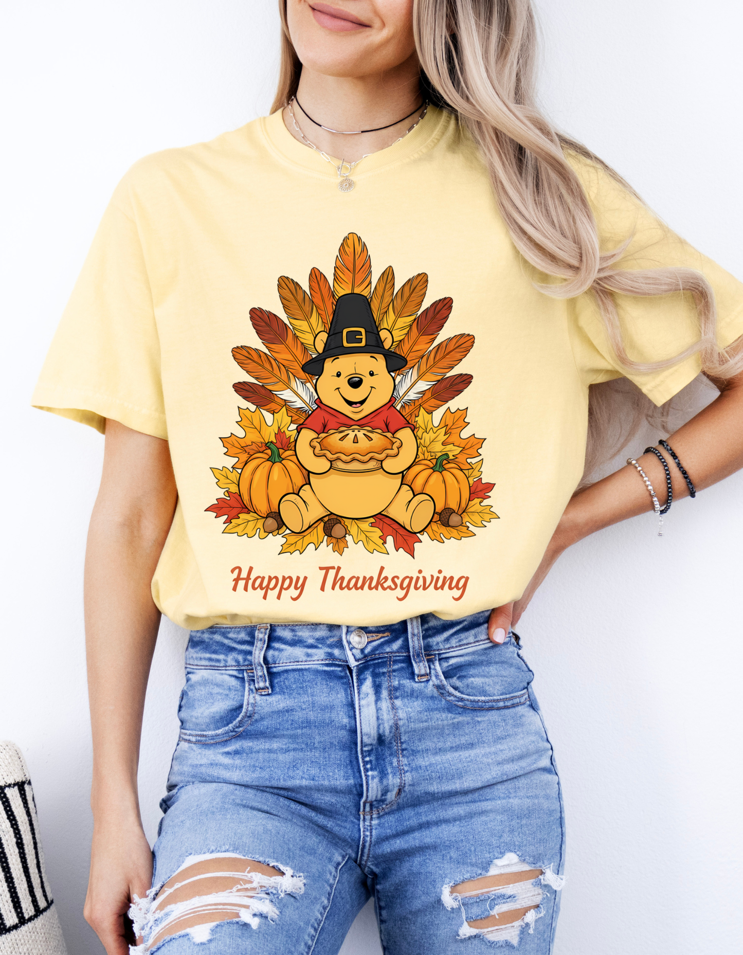 Happy Thanksgiving Pooh Tshirt