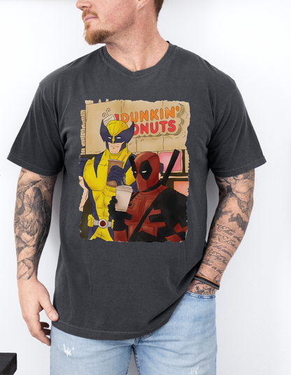 Deadpool x Wolverine Dunkin Tee