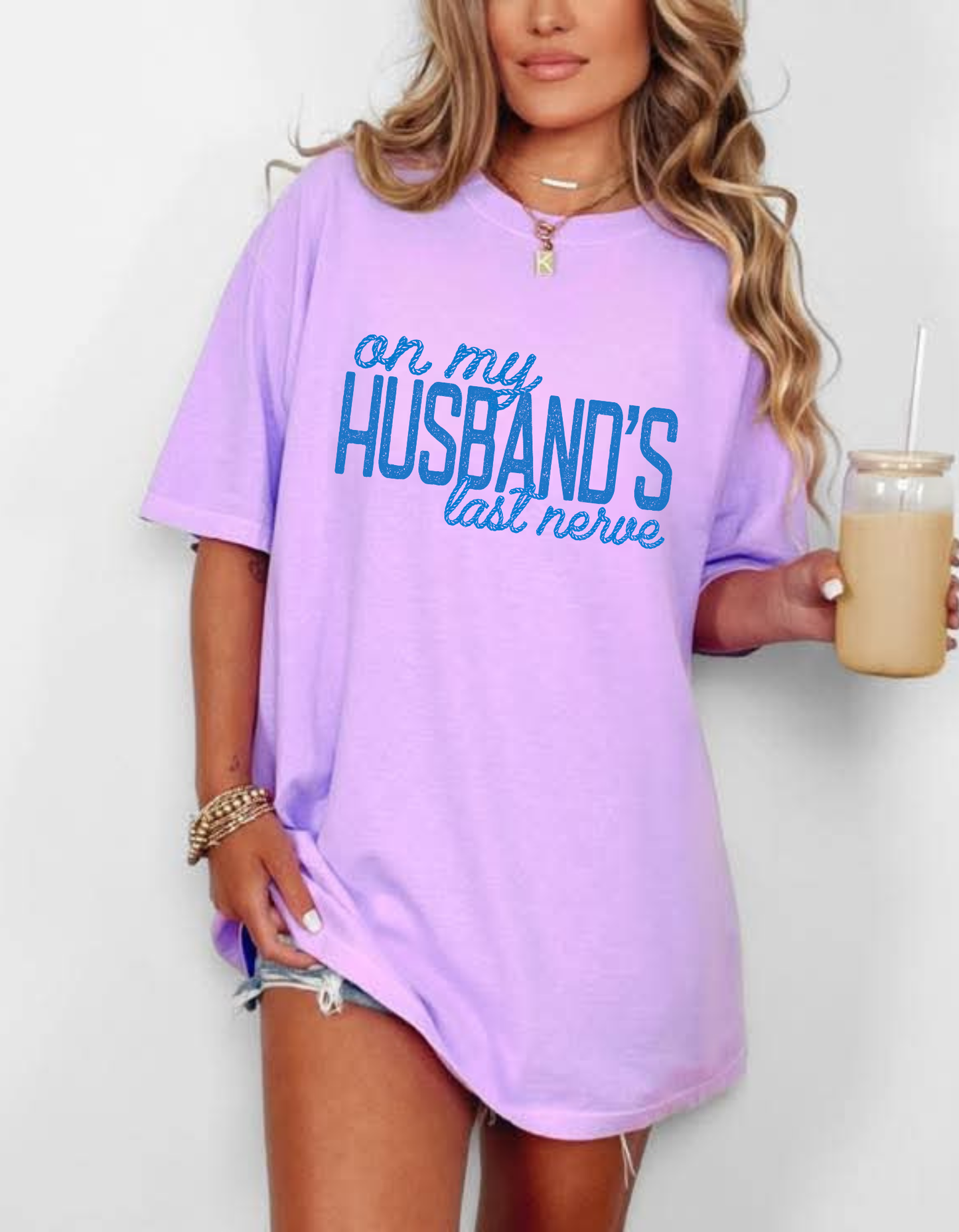 Husbands Last Nerve Graphic Tee