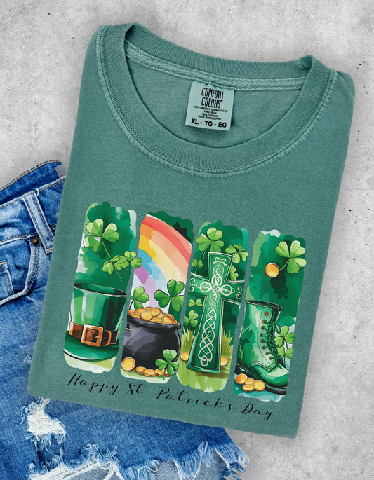 St Patrick’s Day collage Graphic Tshirt