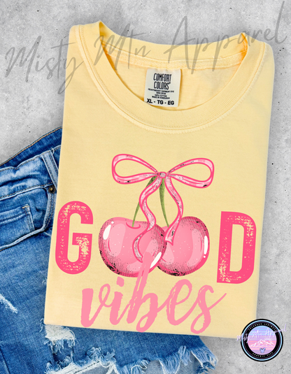 Good vibes graphic tee