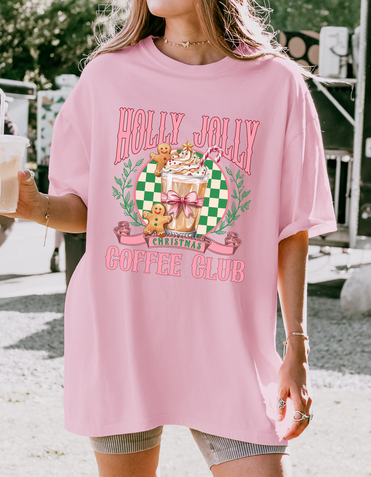 Holly Jolly Coffee Club Graphic Tee