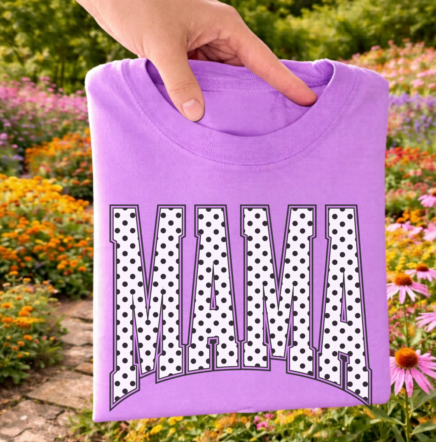 Polka dot Mama Tee