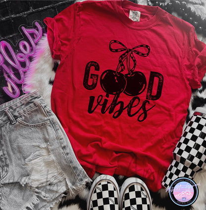 Good vibes graphic tee