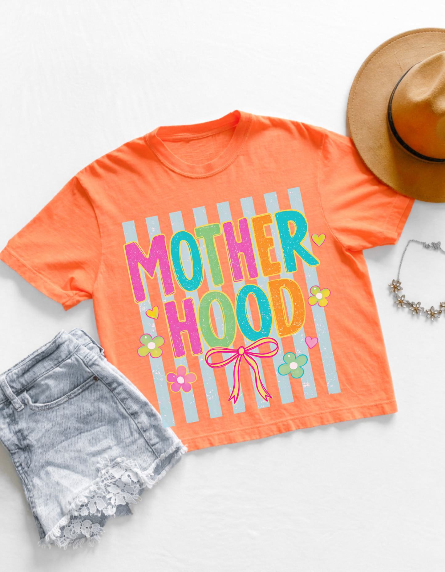 Preppy Motherhood Cropped Boxy Tee