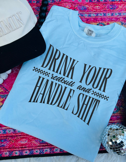 Drink Your Redbull Graphic Tshirt