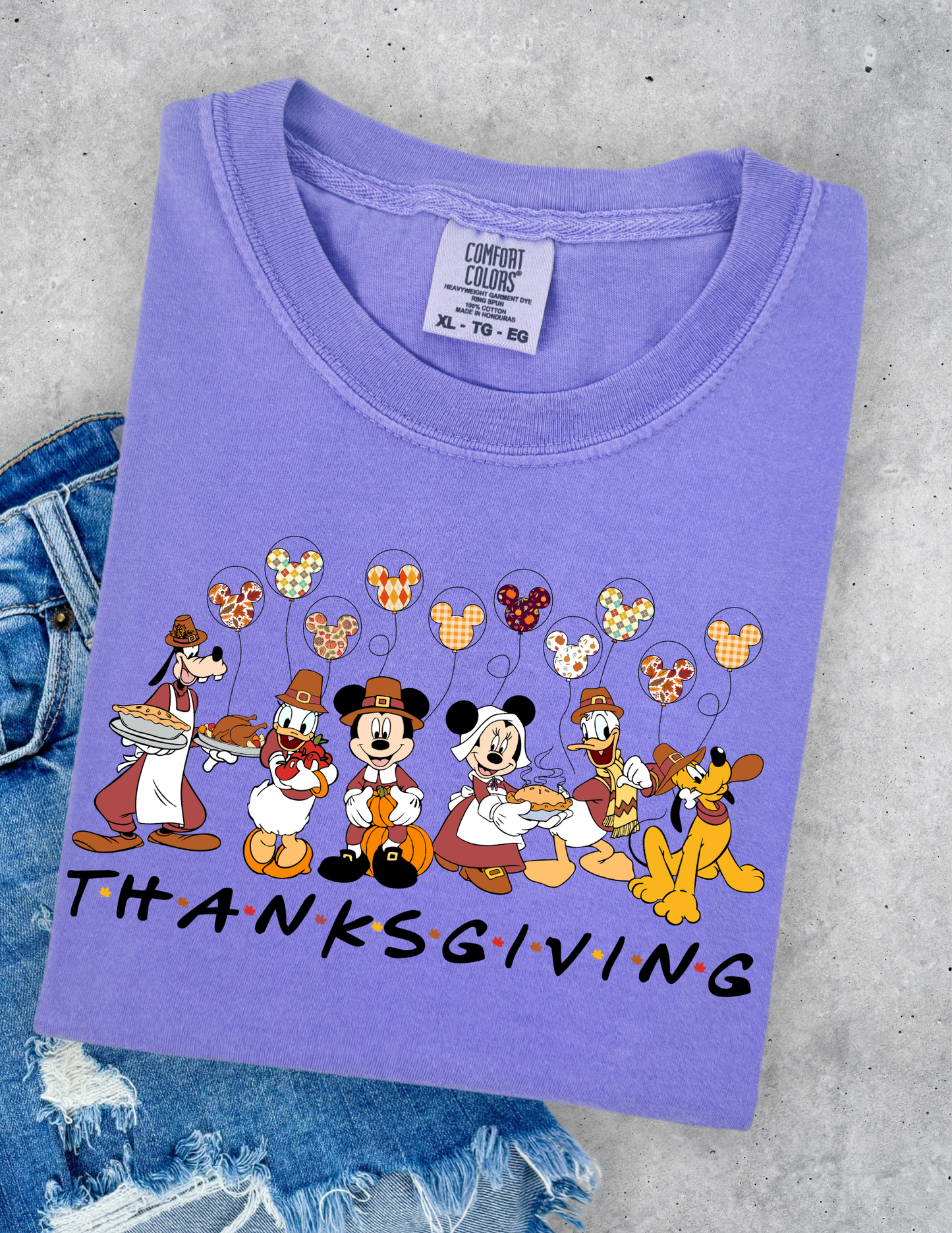 Mickey & friends Thanksgiving Tshirt