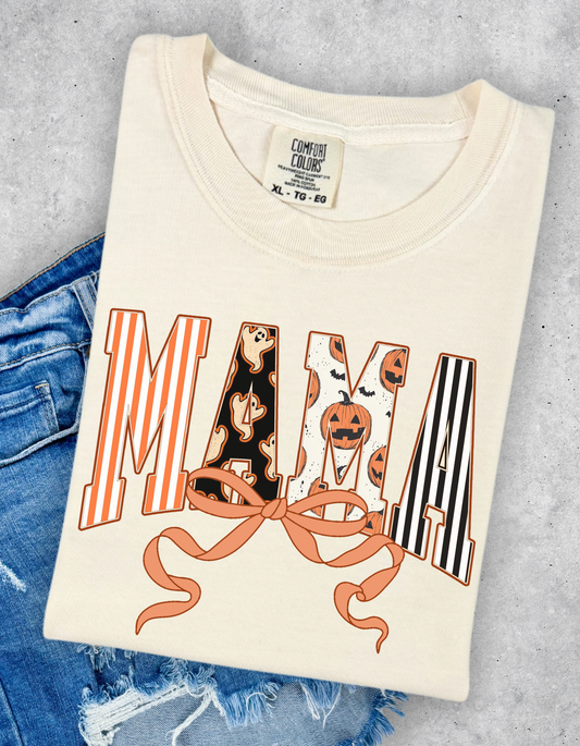 Spooky mama coquette graphic tee