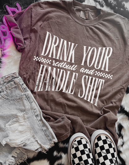 Drink Your Redbull Graphic Tshirt