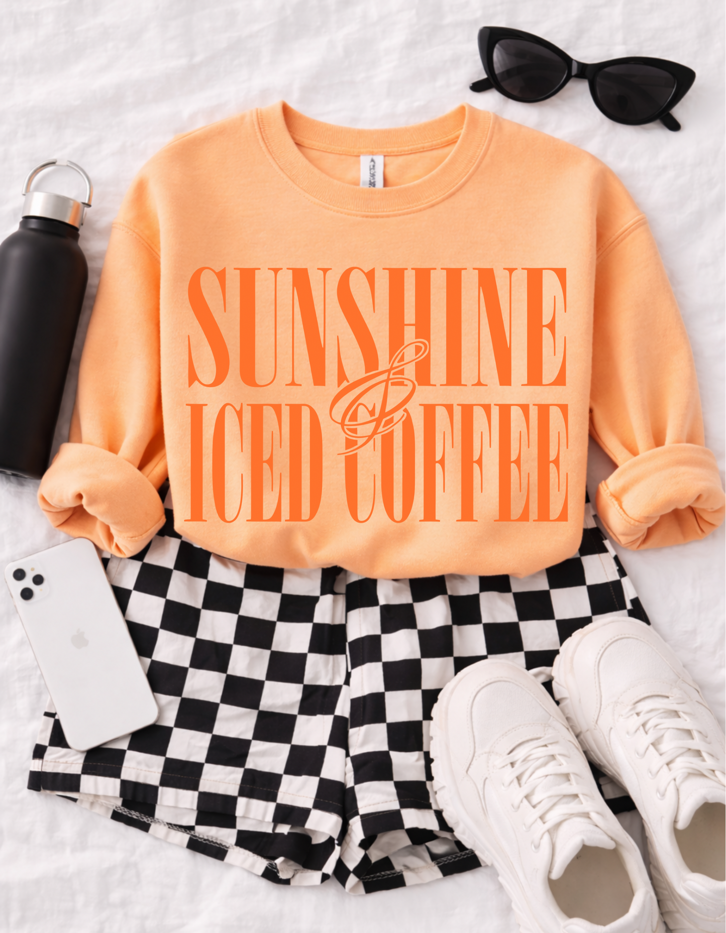 Sunshine & Iced Coffee Crewneck Sweater