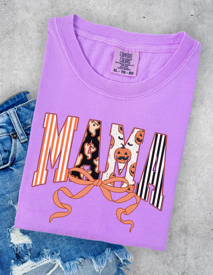 Spooky mama coquette graphic tee