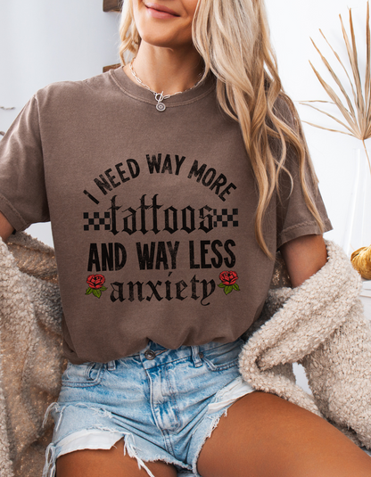 Way More Tattoos Graphic Tshirt