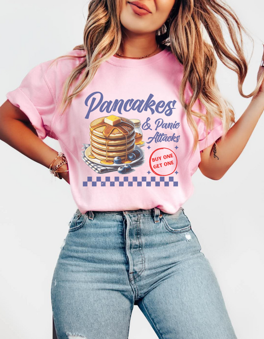 Pancakes and Panic Attacks Graphic Tee