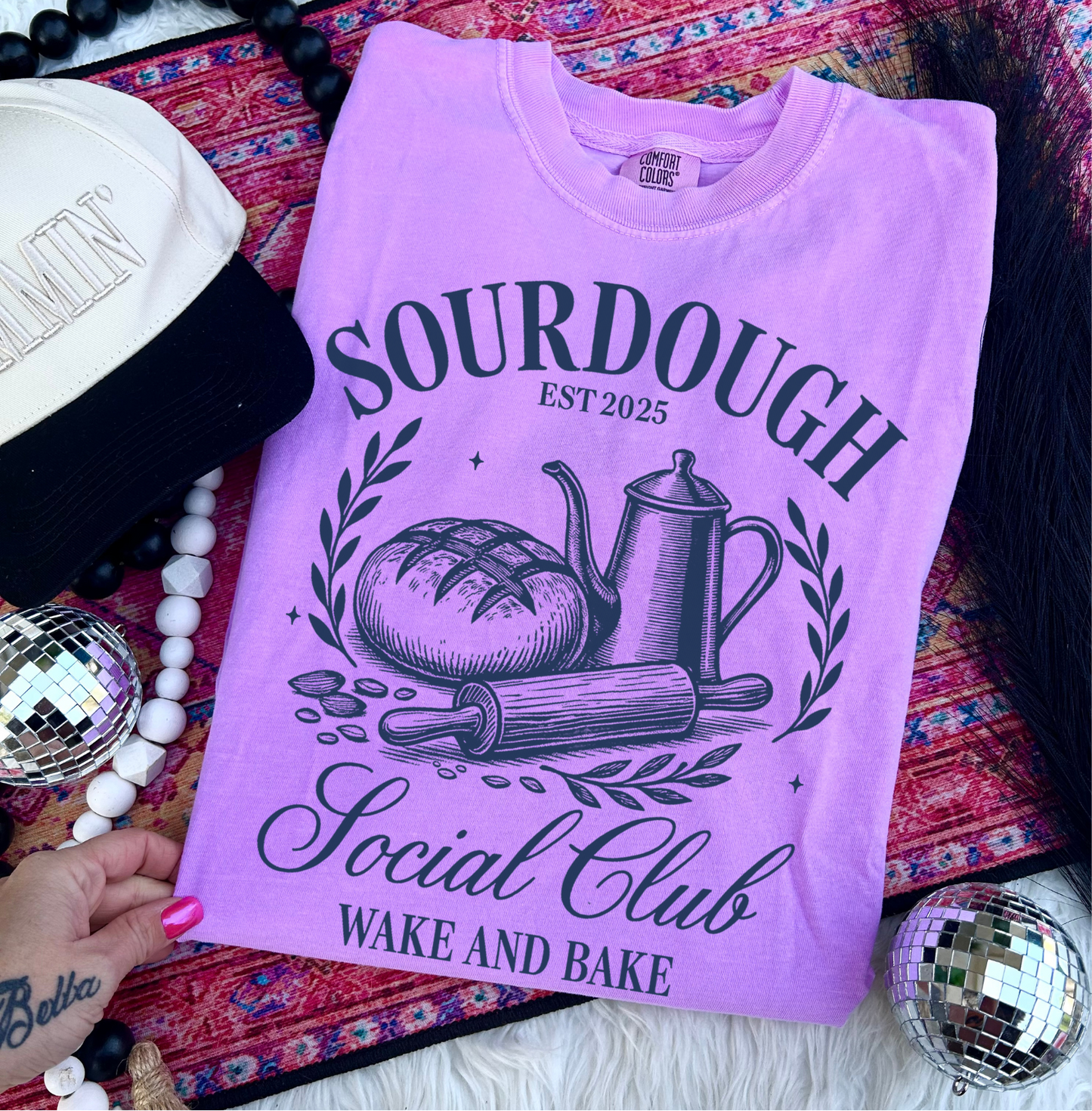 Sourdough social club graphic tees