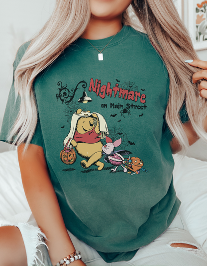 Vintage nightmare on main street Pooh tshirt