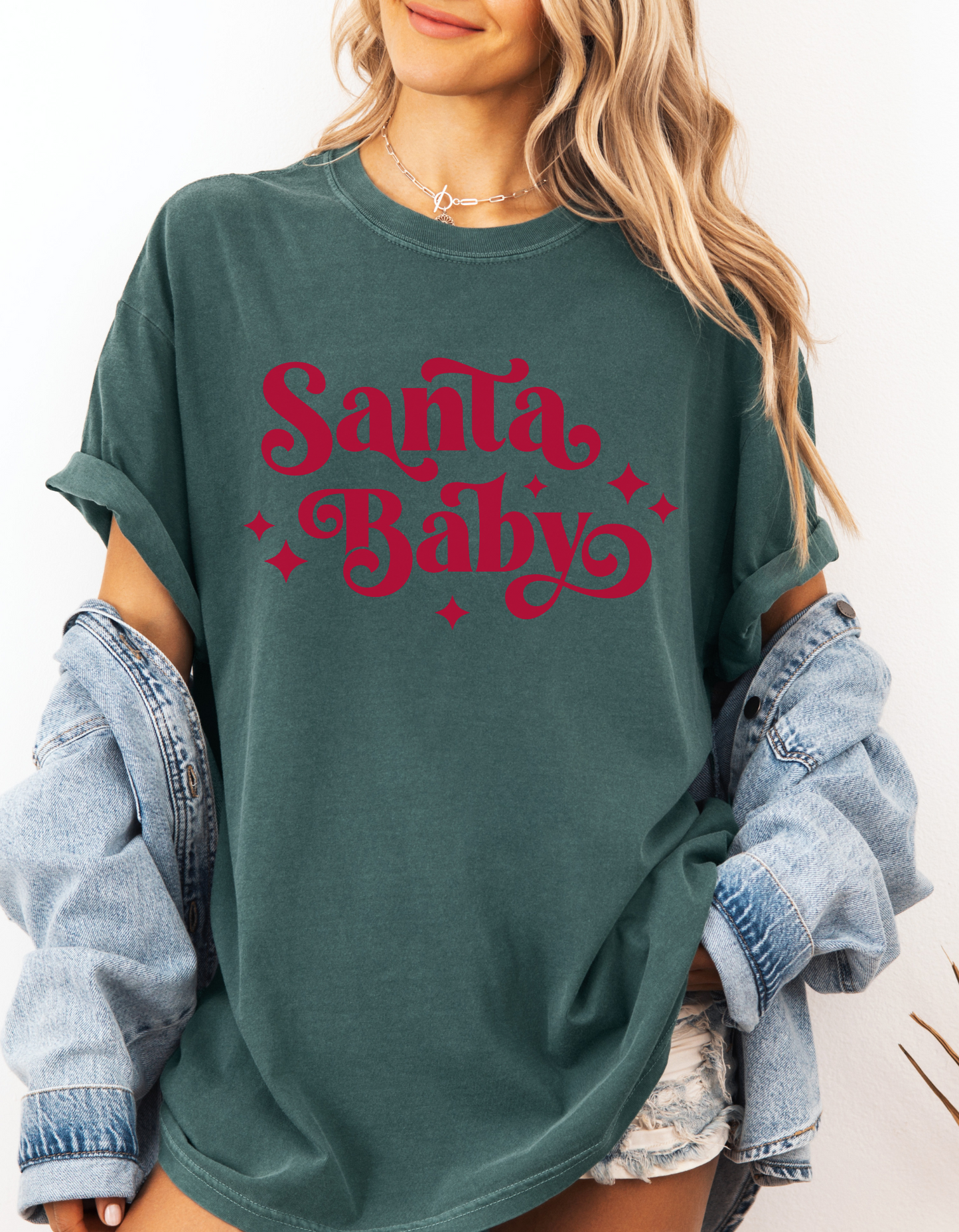 Santa baby tee