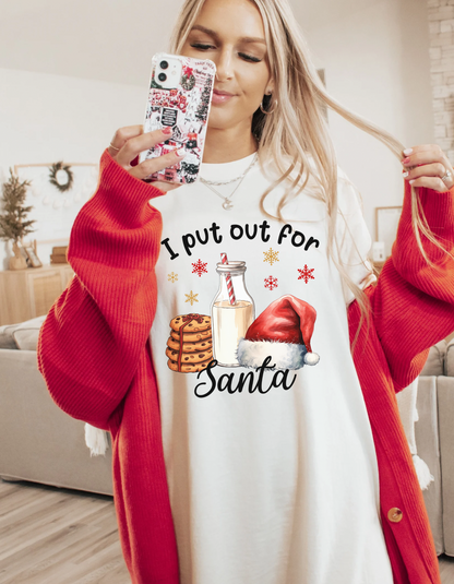 I put out for Santa tee
