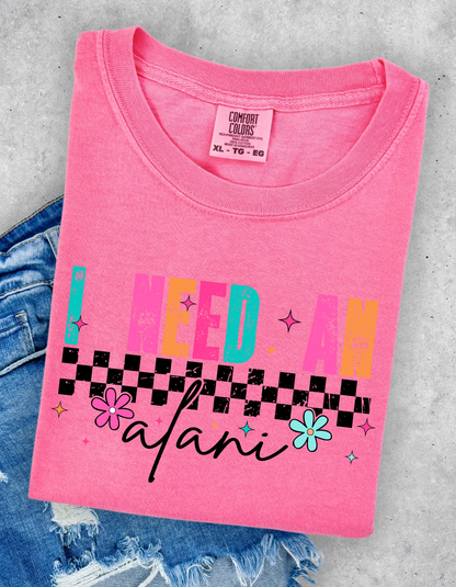 I need an Alani graphic tshirt