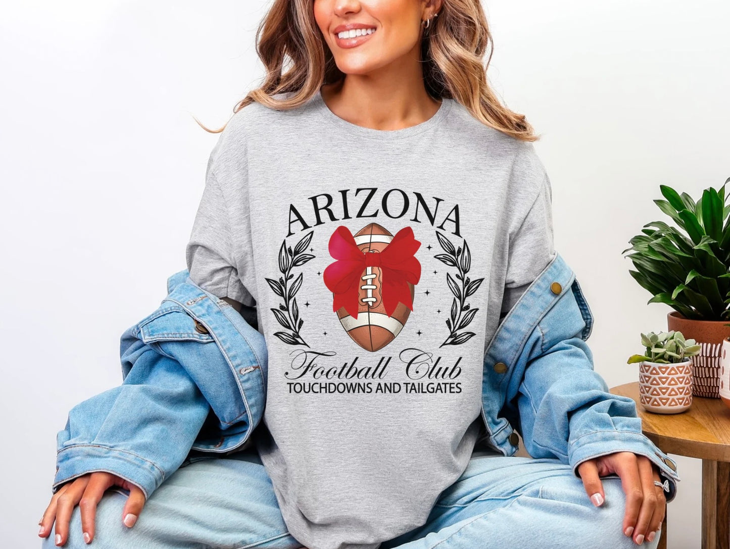 Football Teams Bow Graphic Tee