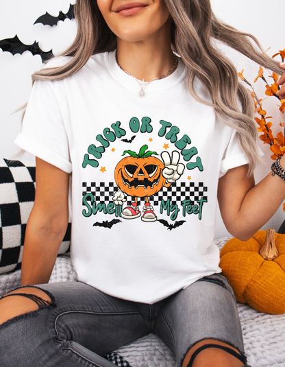 Vintage retro Trick or treat tshirt