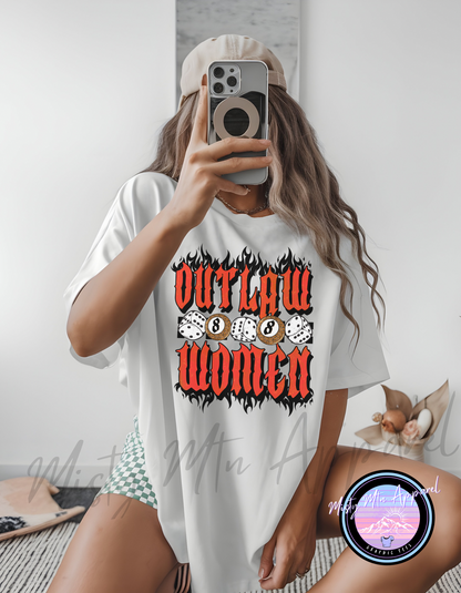 Outlaw women graphic tee