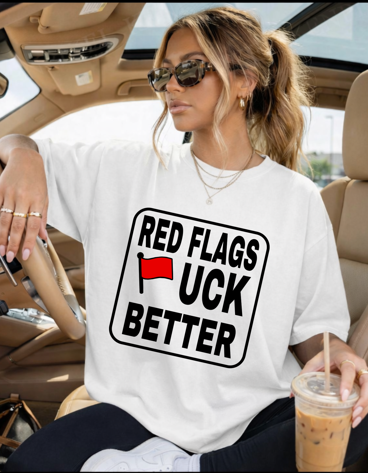 Red flags Graphic tee