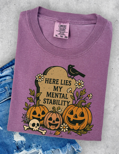 Mental stability graphic tee