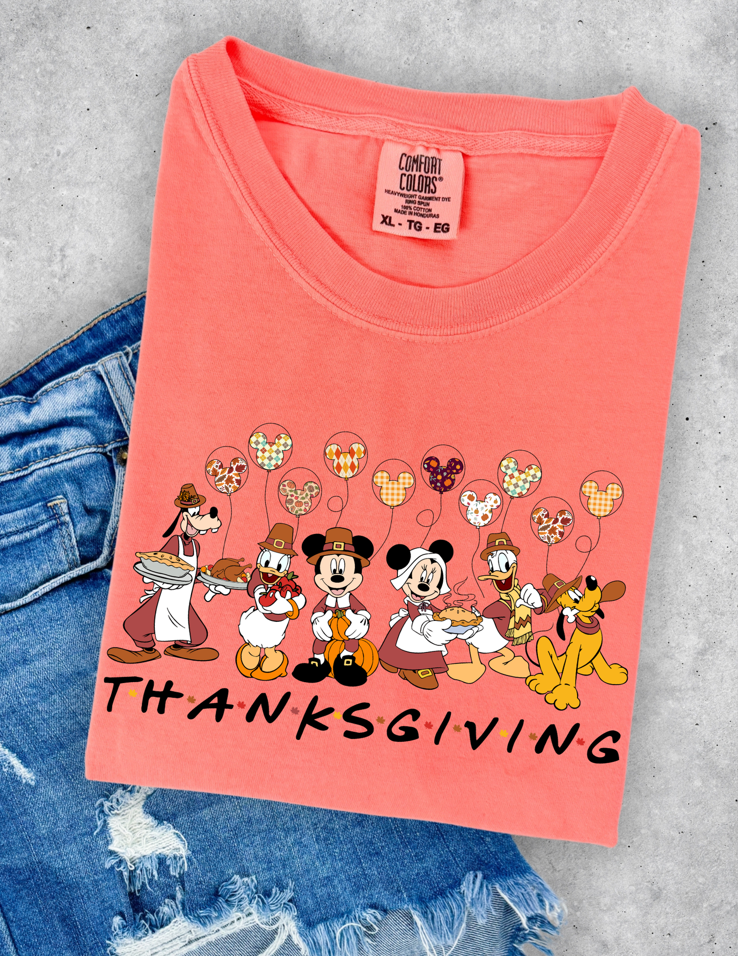 Mickey & friends Thanksgiving Tshirt