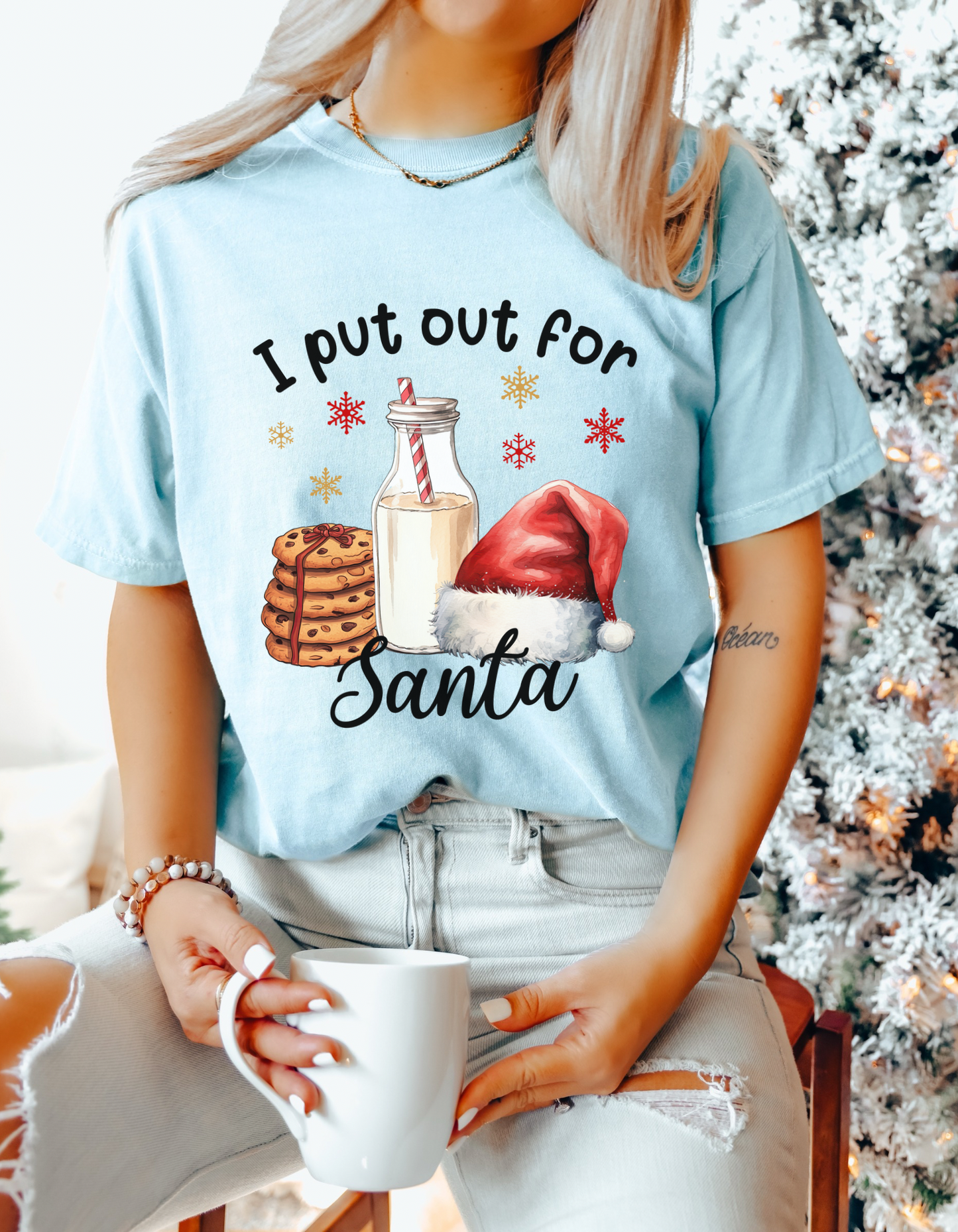 I put out for Santa tee