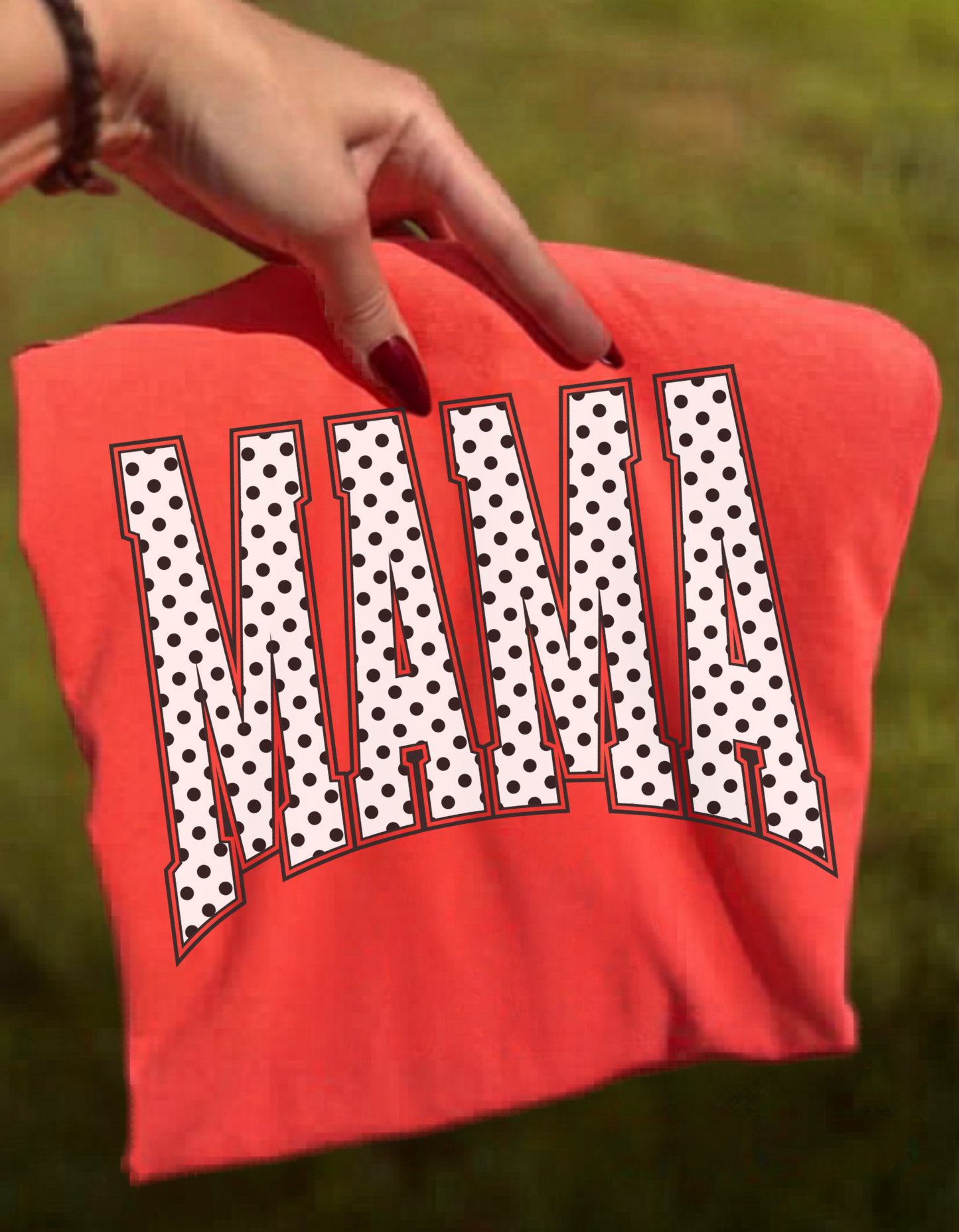 Polka dot Mama Tee