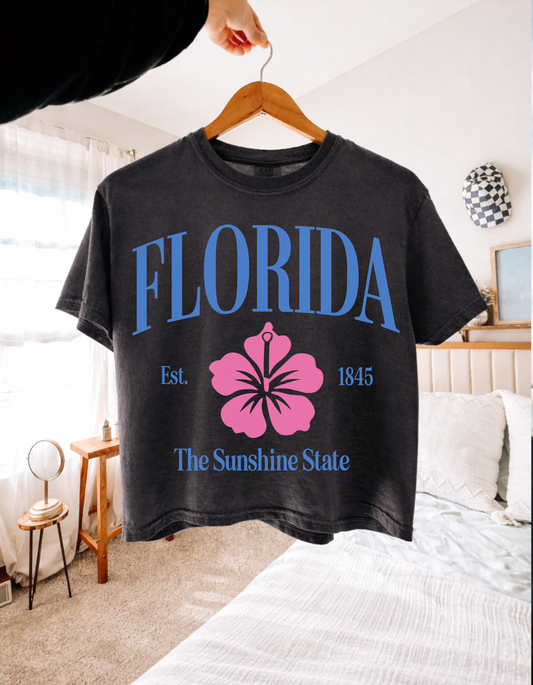 Florida Cropped Boxy Tee