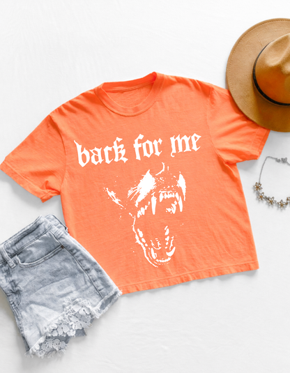 Bark For me Cropped Graphic Tee