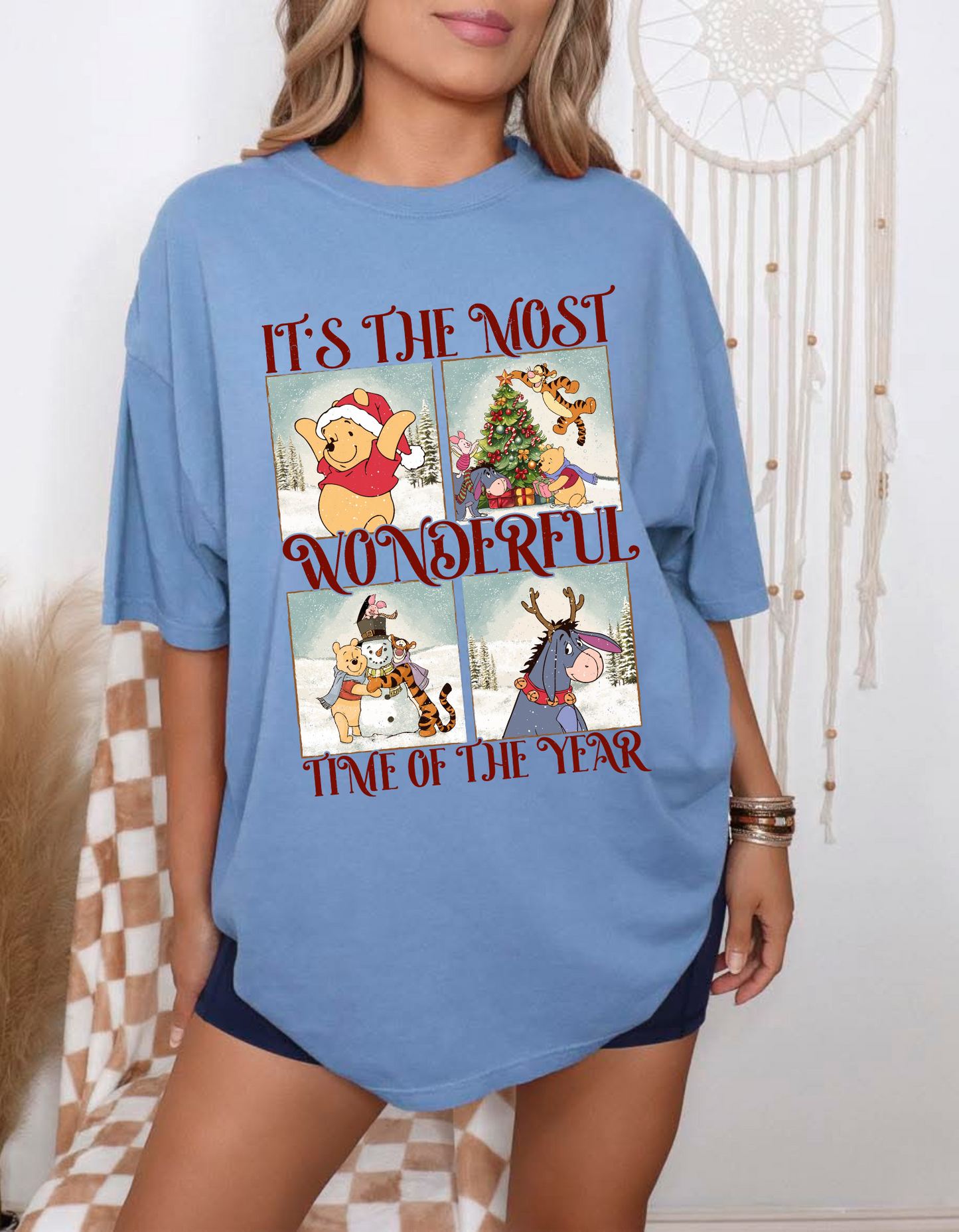 It’s the Most wonderful time of the year Christmas P00h Graphic Tee