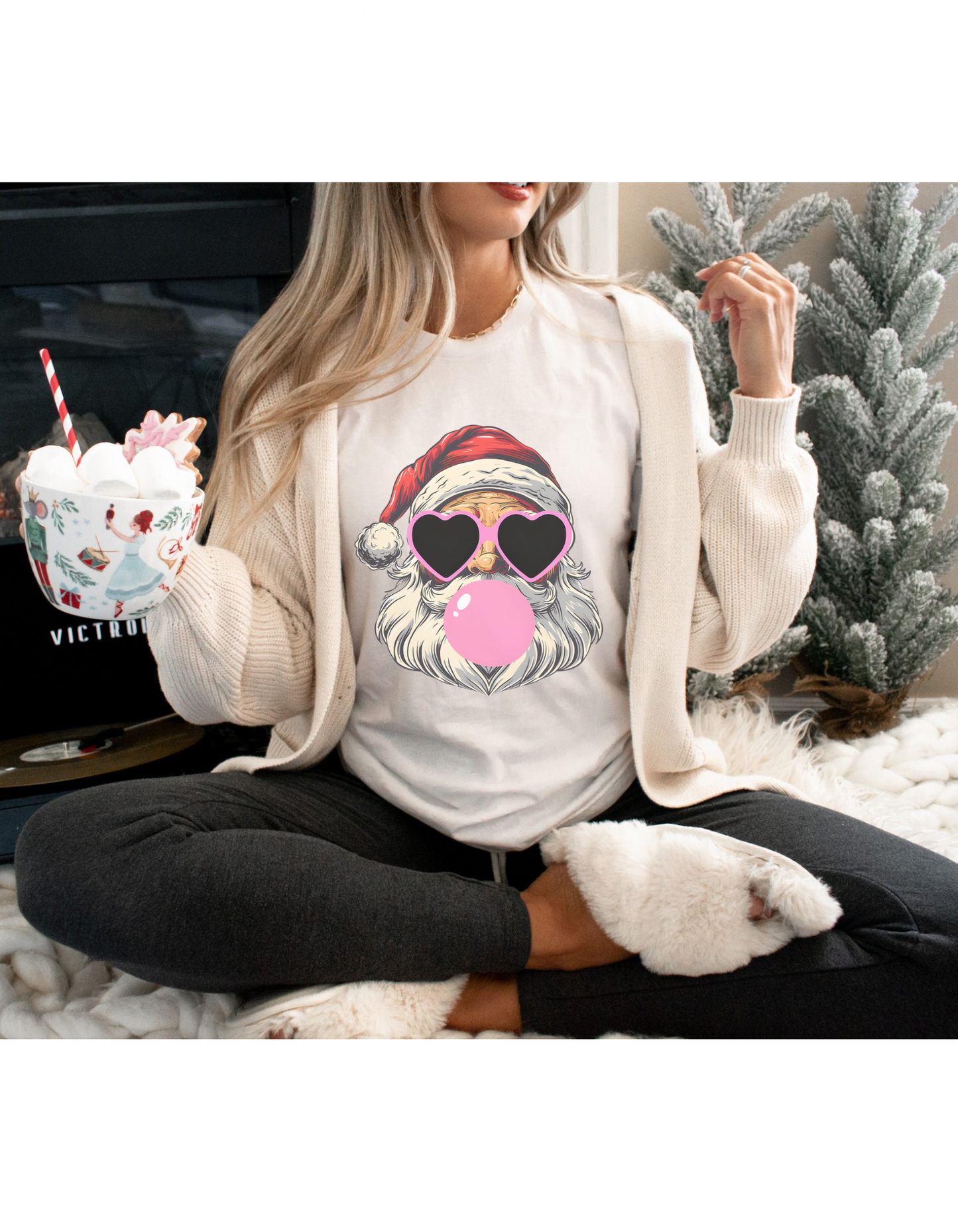 Cool retro Santa tshirt