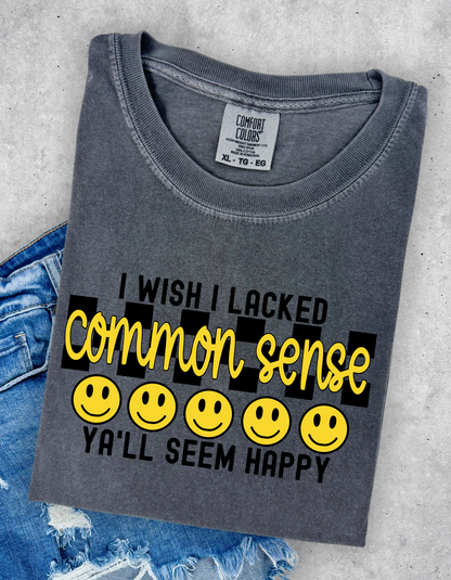 Common Sense Tshirt