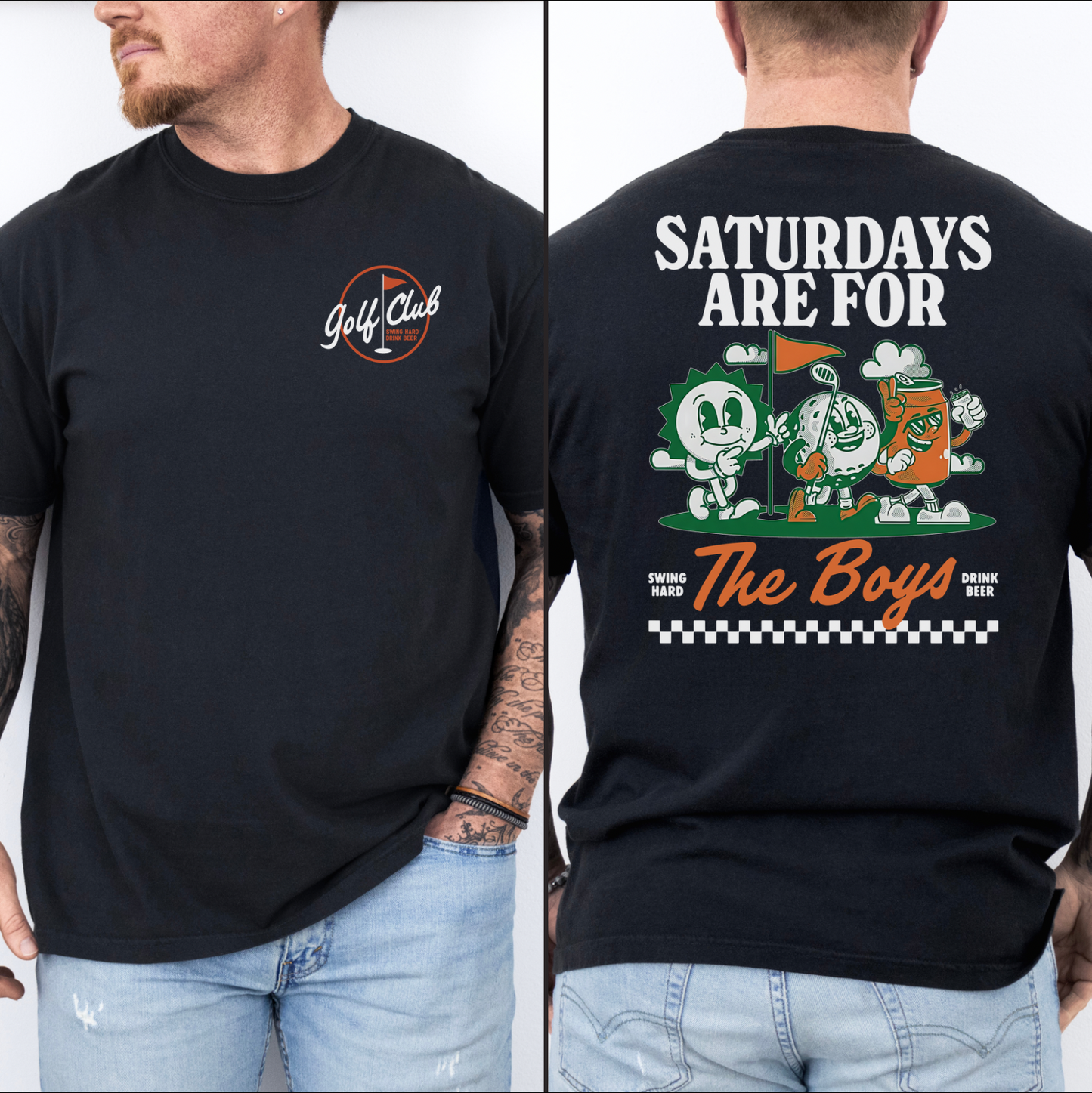 Saturdays are for the Boys Graphic Tee