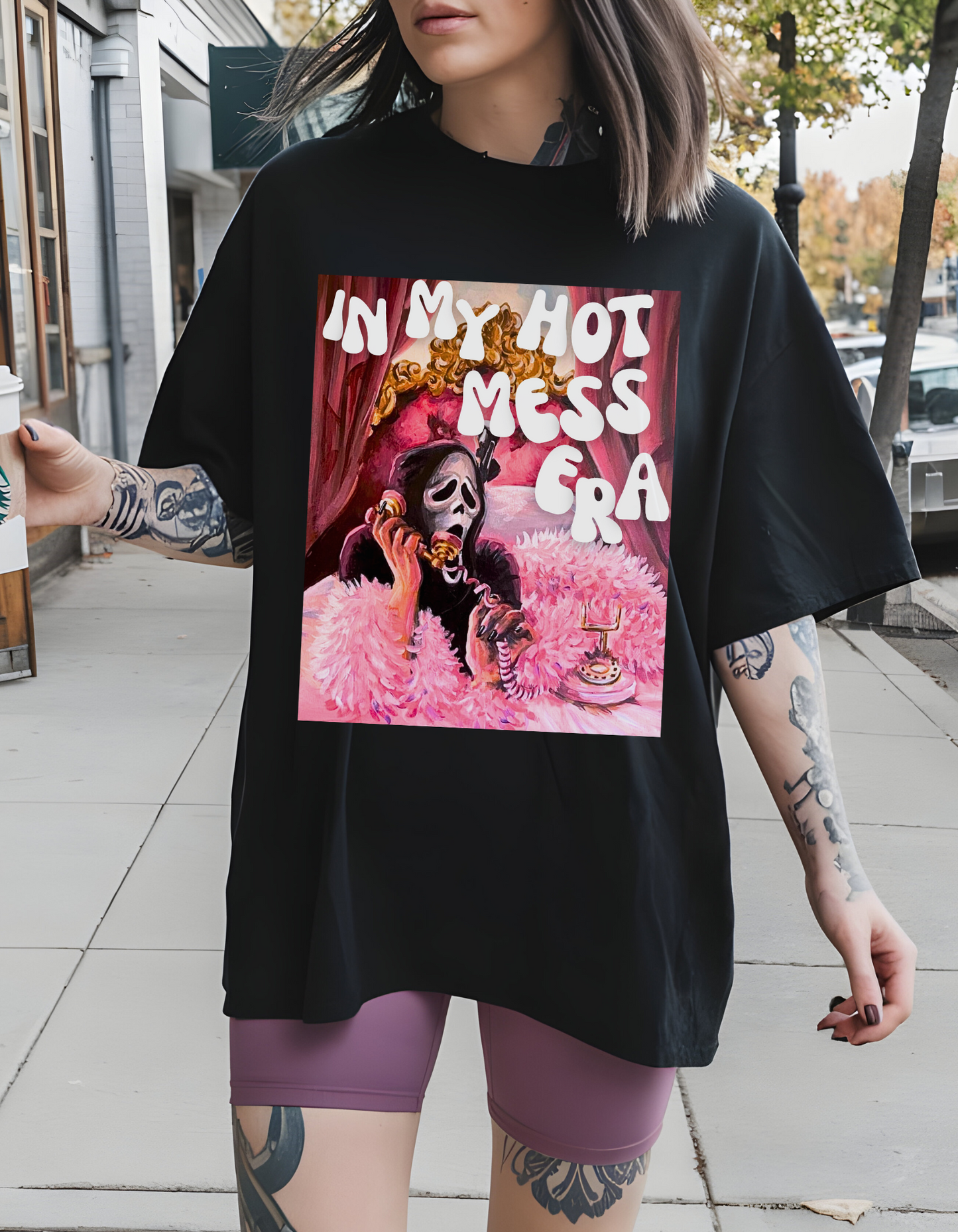 Hot Mess Era Ghostface Graphic Tee