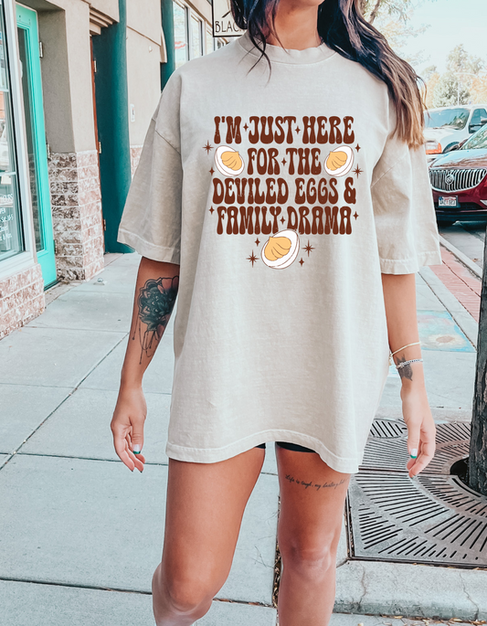 Deviled Eggs & Family Drama Graphic Tee
