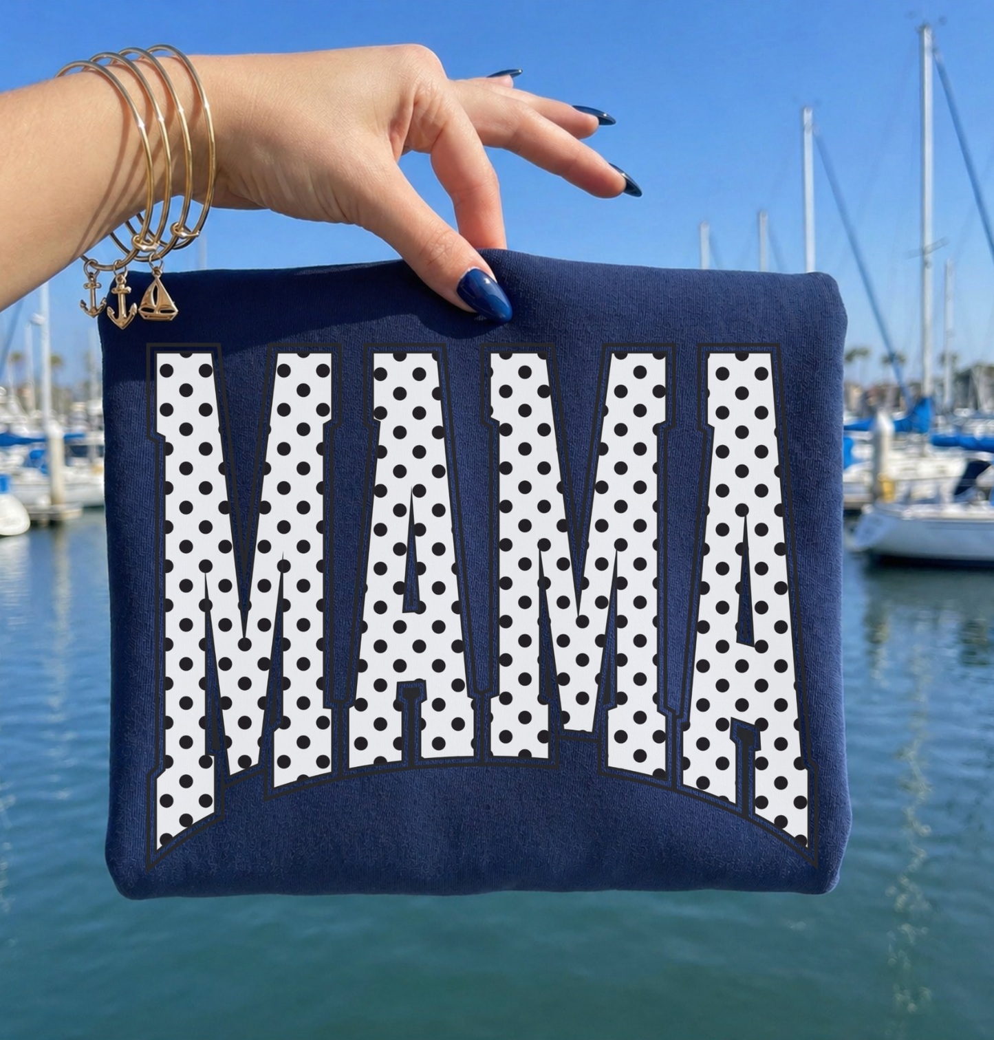 Polka dot Mama Tee