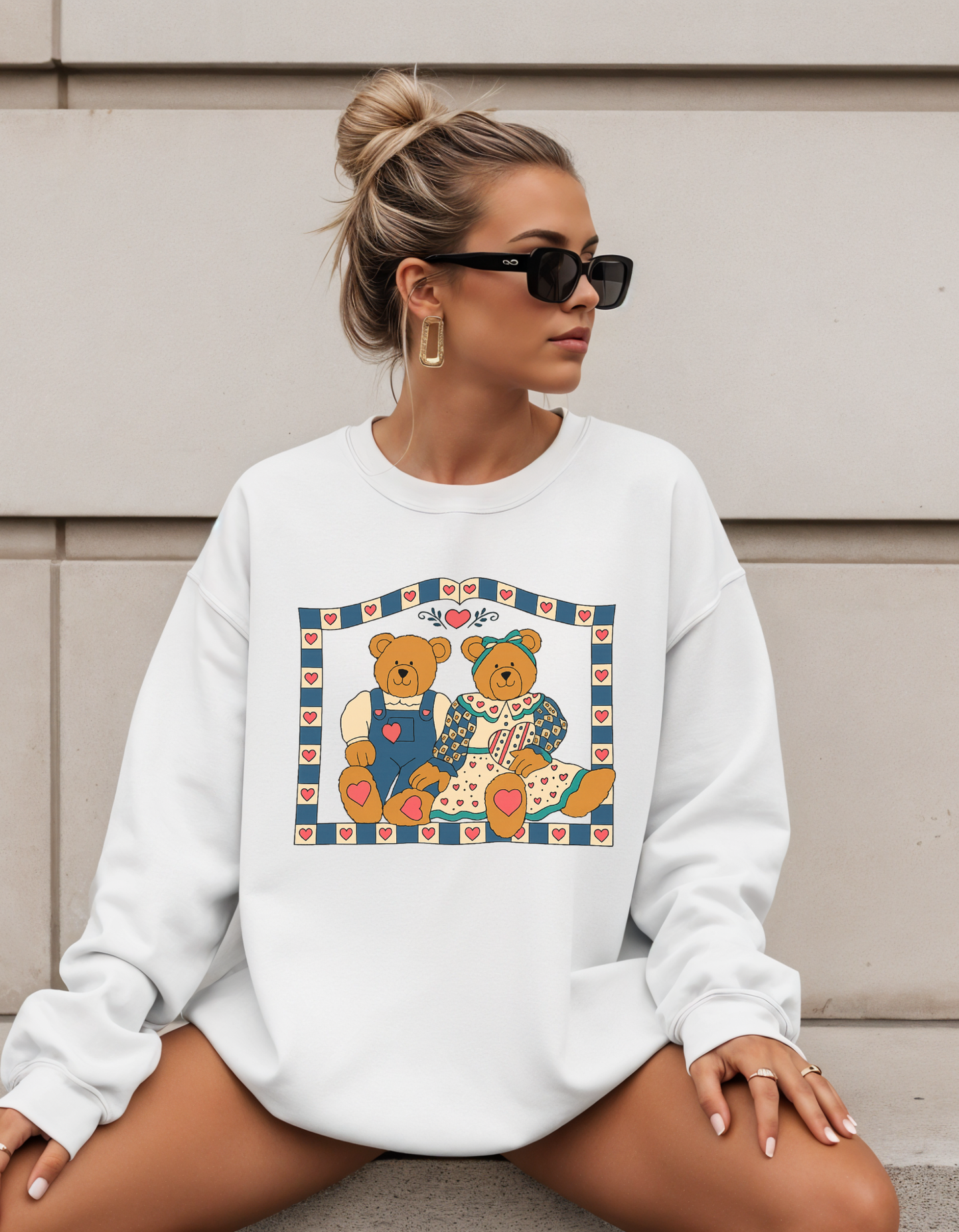 Vintage Thrift Bears Crewneck Sweater